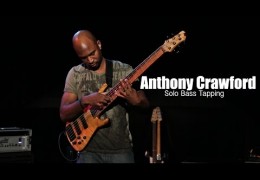 Anthony Crawford Demonstrates Solo Bass Tapping Technique